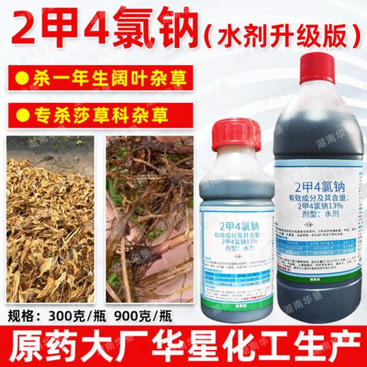 锐耙13%二甲四氯钠水剂2甲4氯钠小麦田阔叶杂草除草剂华星正品 商品图2