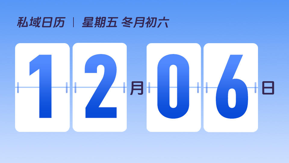 12月6日 | 大雪营销建议