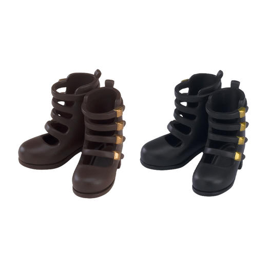 【GSC现货】Harmonia bloom 鞋子系列 绑带鞋 黑色/棕色 商品图3