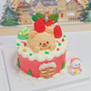 黄油小熊圣诞蛋糕（奶油戚风蛋糕） 商品缩略图3