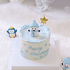 小雪人星星蛋糕（奶油戚风蛋糕） 商品缩略图2