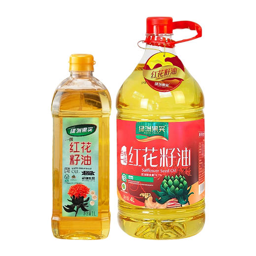绿洲果实一级红花籽油 I 压榨一级红花籽油1L-4L 商品图5