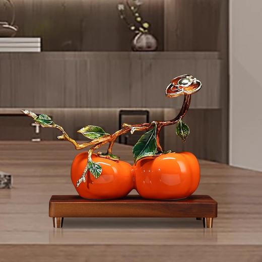 E-ZSG-2399 柿柿如意摆件 商品图1