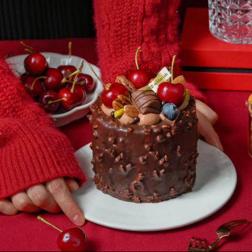 Q001 "榛巧梦龙蛋糕"浓醇巧克力微苦微甜（提前24小时预订，） 商品图3
