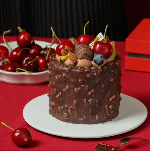 Q001 "榛巧梦龙蛋糕"浓醇巧克力微苦微甜（提前24小时预订，） 商品图2