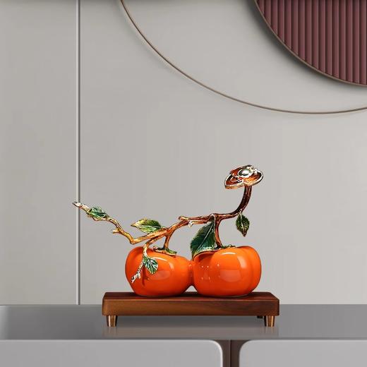 E-ZSG-2399 柿柿如意摆件 商品图3