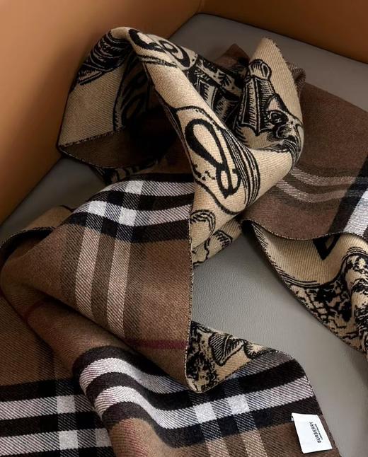 Bur重磅山羊绒双面围巾！既可以当围巾也可以做披肩哦 商品图6