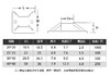 (扎带需额外购买)自粘式扎带固定座吸盘定位片20*20mm 塑料卡扣底/个座 扎带压线扣 商品缩略图9