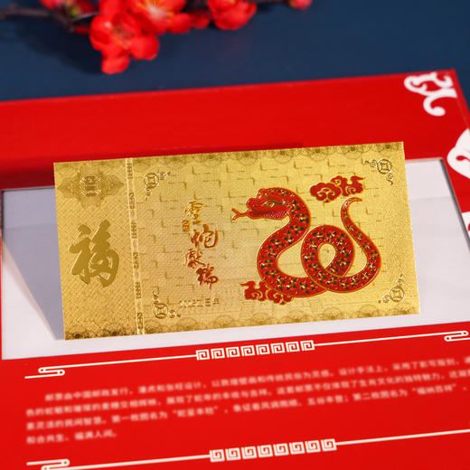 2025乙巳蛇年《金蛇献福》+《乙巳蛇》生肖纪念 （4-1204） 商品图8