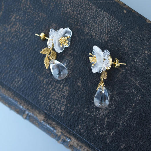 订购6周到｜Monshiro-nemophila erring-风铃草 耳环［日本设计师］ 商品图7