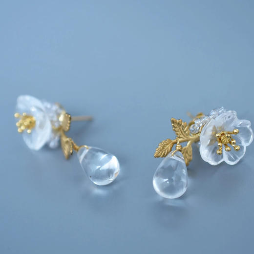 订购6周到｜Monshiro-nemophila erring-风铃草 耳环［日本设计师］ 商品图4