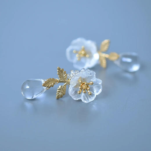 订购6周到｜Monshiro-nemophila erring-风铃草 耳环［日本设计师］ 商品图3