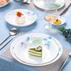 陶园梦碗碟套装家用2024新款骨瓷餐具套装碗盘轻奢高级感送礼碗筷组合碗陶园梦清风花影釉中彩52头10人份骨质瓷餐具-YHD 商品缩略图5