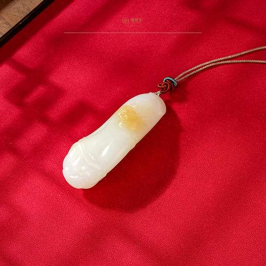 「一口价」【郁离蝠报】糖羊脂玉把件 商品图2