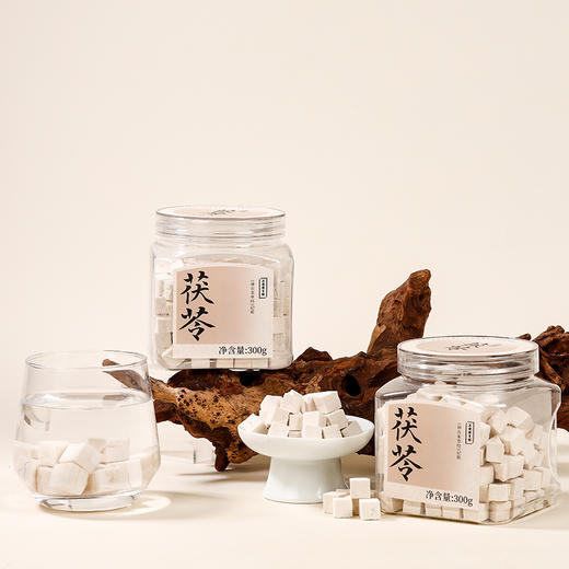 正安原材·云南普洱茯苓 夏季采挖优质原材 颗粒饱满均匀切丁 原味清香口感软糯 300g/罐【冷藏保存】 商品图7