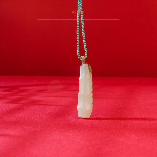 「一口价」【竹喧涟漪】糖羊脂玉挂件 商品图3