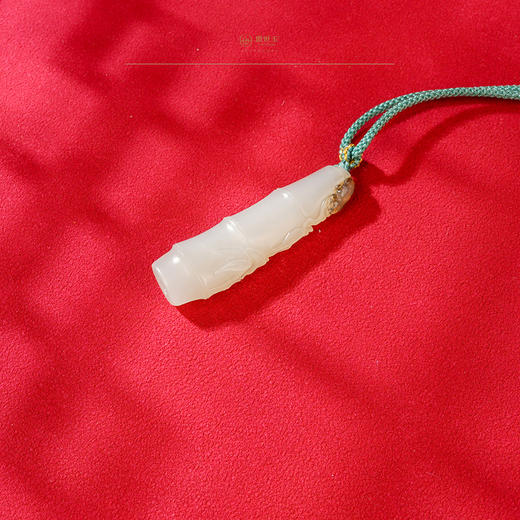 「一口价」【竹喧涟漪】糖羊脂玉挂件 商品图2