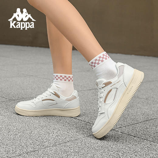 Kappa卡帕休闲板鞋女款2024新款冬季百搭运动鞋学生厚底情侣鞋子K0FW5CC12 商品图4