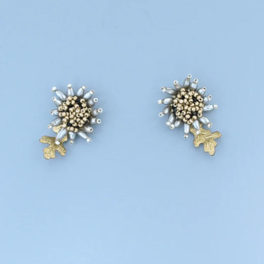 订购8周到｜Monshiro-astrantia-大星芹 耳环［日本设计师］ 商品图3