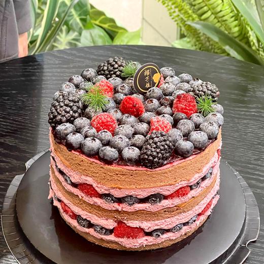 【莓果爆浆流心】满满莓果超诱人水果蛋糕 商品图0