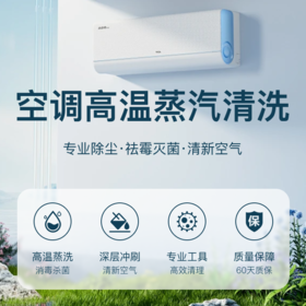 空调全拆清洗【2台起洗】-高温蒸汽清洗 -（下单后, 24h内客服致电预约上门服务时间）【到家服务】