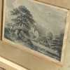 欧洲中古实木蚀刻版画 带签名 商品缩略图2