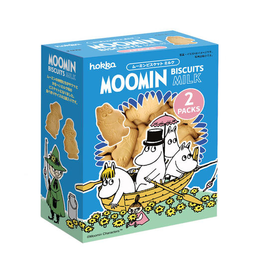北陆制果 姆明牛奶味 饼干 72g/盒 商品图0
