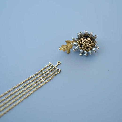 订购8周到｜Monshiro-astrantia-大星芹 耳环［日本设计师］ 商品图9