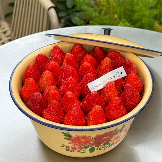【搪瓷盆草莓蛋糕】丹东草莓🍓水果蛋糕 商品图0