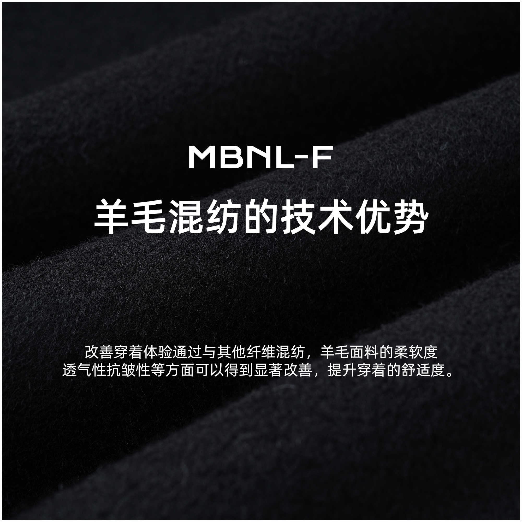 “翻领毛呢外套”24F/W秦磊X 秋冬绵羊毛西装大衣夹克LL-1031 m12商品图4