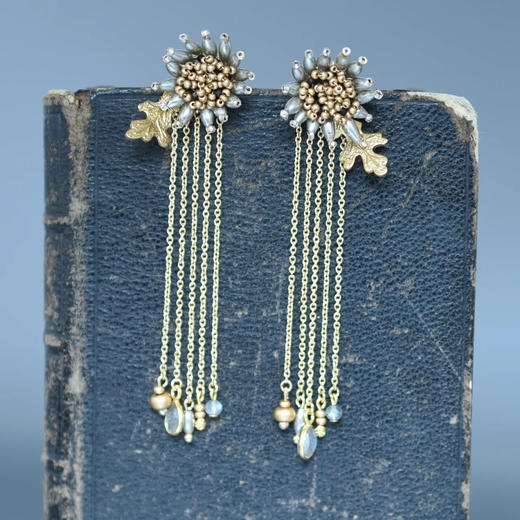 订购8周到｜Monshiro-astrantia-大星芹 耳环［日本设计师］ 商品图4