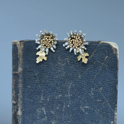 订购8周到｜Monshiro-astrantia-大星芹 耳环［日本设计师］ 商品图5