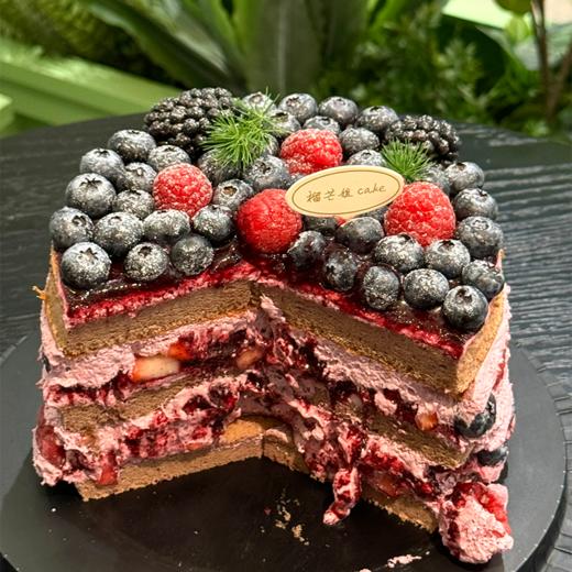 【莓果爆浆流心】满满莓果超诱人水果蛋糕 商品图1