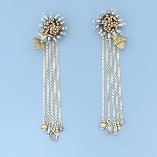 订购8周到｜Monshiro-astrantia-大星芹 耳环［日本设计师］ 商品图2