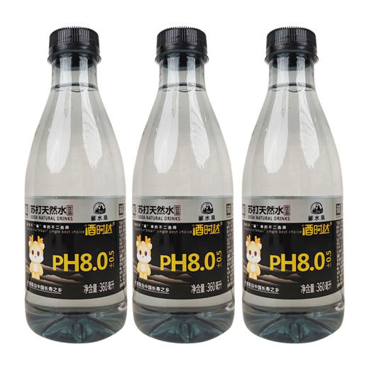 [饮料]酒时达苏打水360ml(郦水泉苏打天然水)中国长寿之乡 商品图2