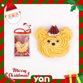 圣诞帽泰迪熊饼干（原味）