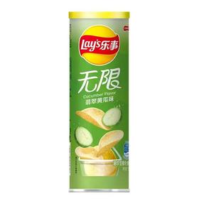 乐事薯片翡翠黄瓜味罐装104g/罐 马铃薯片