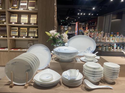 凡瑞斯山水相逢（釉中彩）60头10人用骨瓷餐具 商品图0
