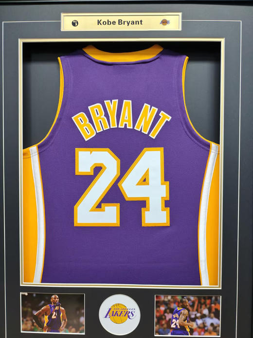 收藏系列 科比布莱恩特 湖人队紫色24号 球衣装饰画（非亲签） 商品图2