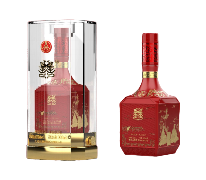 【买一送一】五粮液.喜事连连 浓香型白酒 500ml 【到手2瓶】 四大喜事