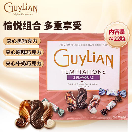 吉利莲比利时榛子巧克力制品经典礼盒装220g-250g 口感纯正浓醇丝滑 040002-2/040002-1 商品图2