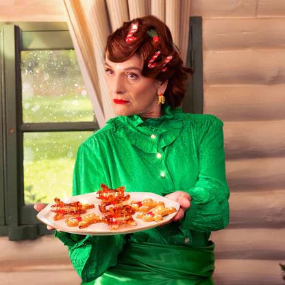 北京仓｜Coucou Suzette-CANDY CANE-圣诞拐杖糖 发夹［法国设计师］ 商品图3