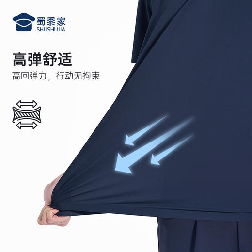 【二代无痕压胶翻领polo衫】凉感透气翻领短袖 冰丝高弹半袖上衣L005 商品图4