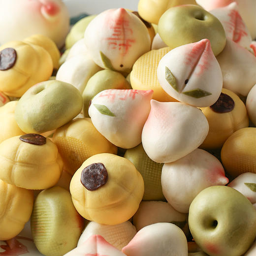 御茶膳房寿桃老人祝寿生日糕点心万事如意过寿礼品大寿桃馒头礼盒 商品图4