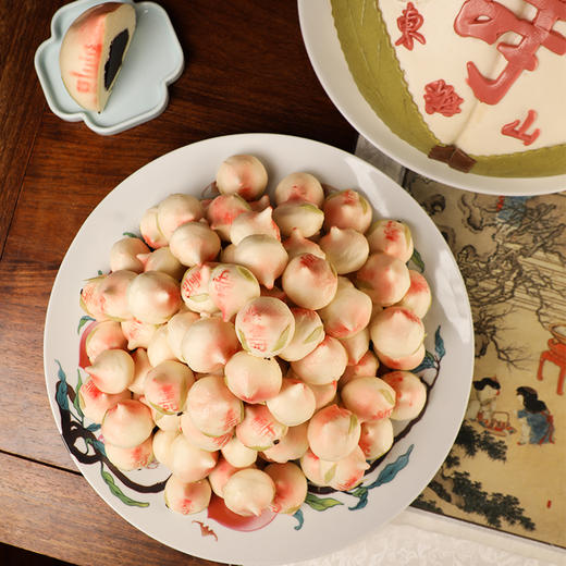 御茶膳房【万寿无疆大礼担】老人生日祝寿庆寿寿桃传统手工艺礼 商品图7