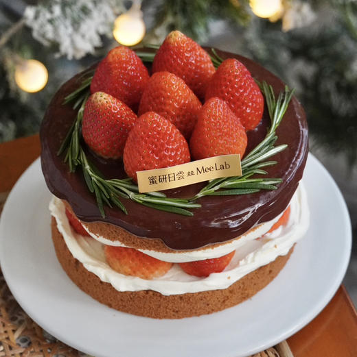 0627|生巧草莓布蕾蛋糕（70%醇正巧克力微苦微甜） 商品图5
