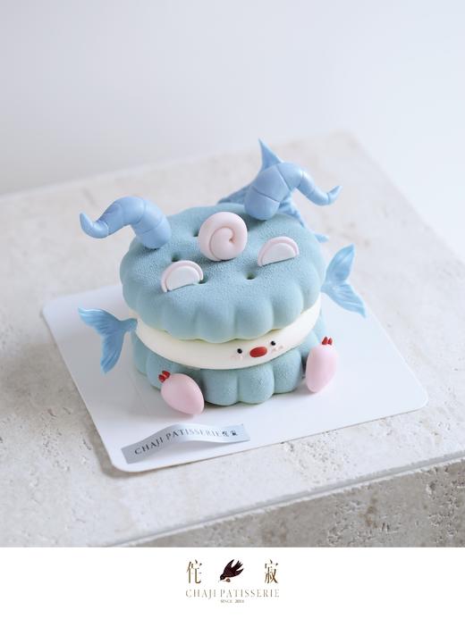 摩羯座小慕斯(很小）（翻糖比较沉，收到尽快食用） 商品图1