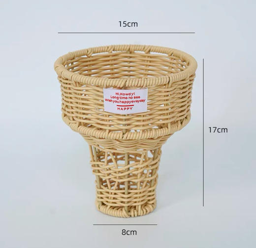 送你一束草莓花·奶油蛋糕【采用丹东九九草莓🍓，竹筐最大口直径15cm组建递减尺寸】 商品图2