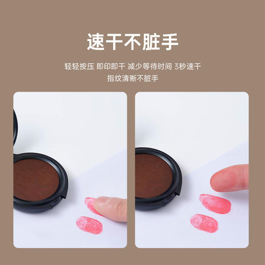 【新款指纹印台】轻便小巧迷你快干指纹印章采集印台 商品图4