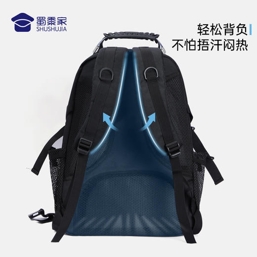 【600D加密防水双肩包】大容量防水勤务收纳包 外置USB插口双肩背包 商品图4